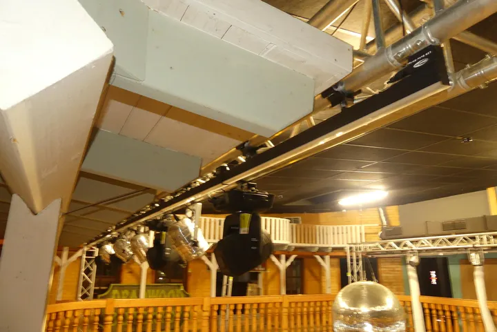 8x Lampe und Showtec - Steuerpult